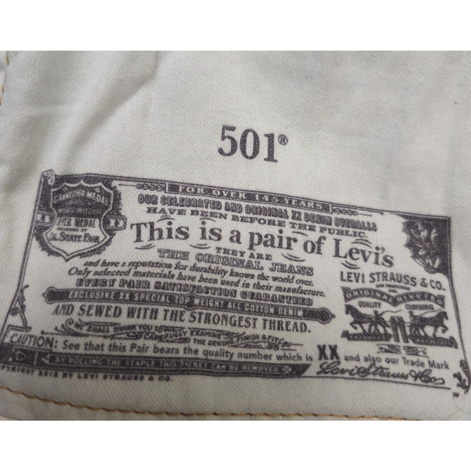 Levi's LEVI'S 501 Straight Leg Embroidered Denim Jeans Size 32×32 Size US 32 / EU 48 - 9 Thumbnail