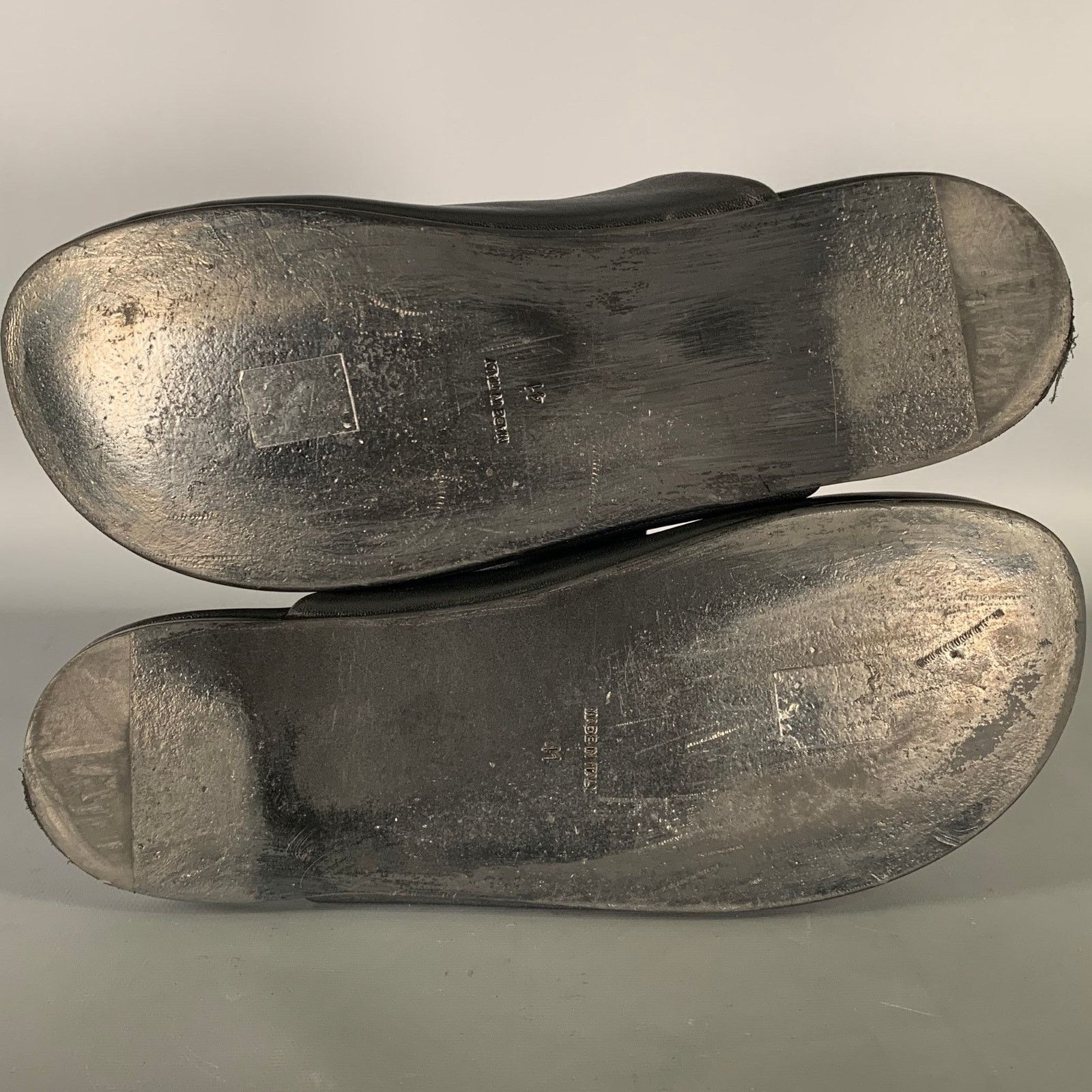 Carven CARVEN Size 10 Black Leather Lambskin Slippers Flats Size US 10 / IT 40 - 6 Thumbnail