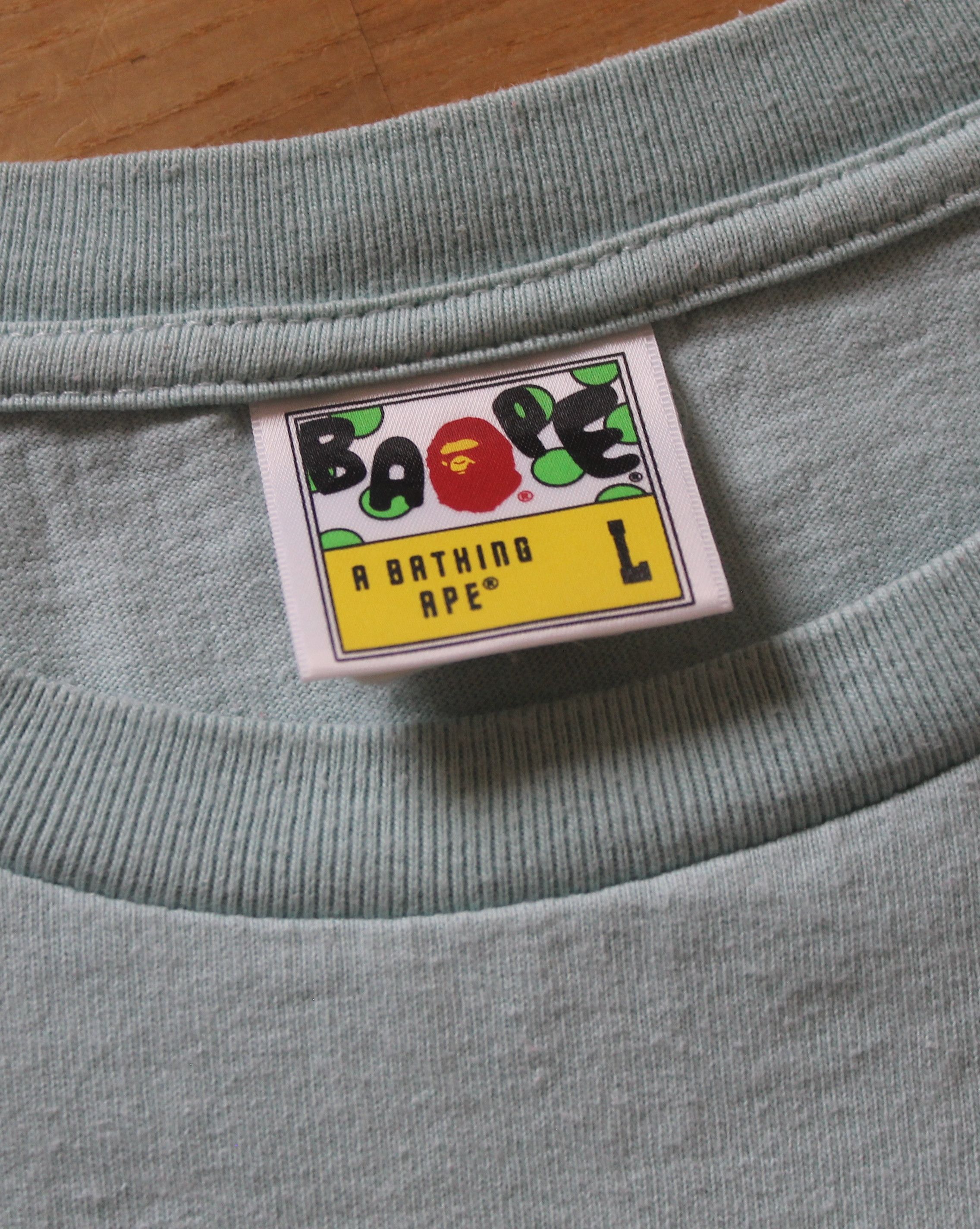 Bape Bape Light Blue Tee Size US L / EU 52-54 / 3 - 6 Thumbnail