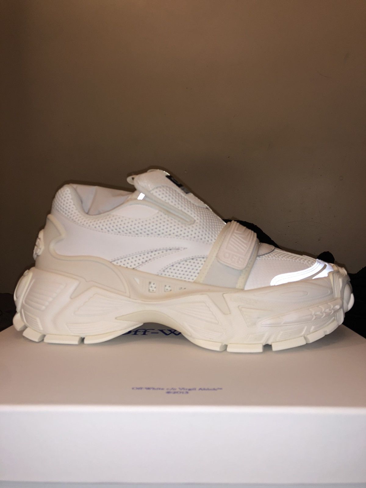 Off-White Off White White “Glove” Sneaker Size US 12 / EU 45 - 1 Thumbnail
