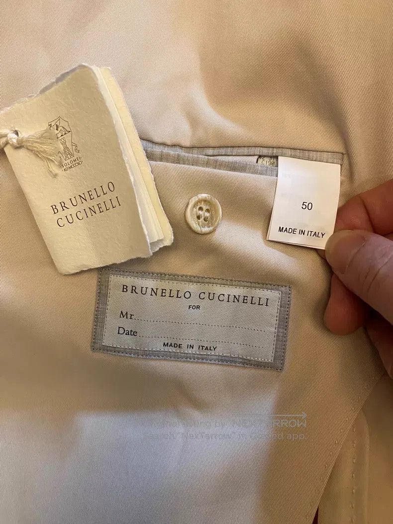 Brunello Cucinelli Brunello Cucinelli Cashmere suit set Size 50L - 7 Thumbnail