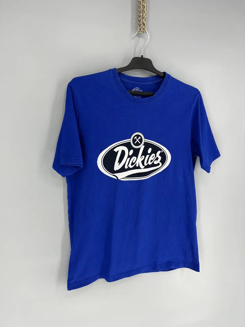 Dickies Vintage Dickies Blue Tee T-Shirt Classic Big Logo Size M Size US M / EU 48-50 / 2 - 2 Thumbnail