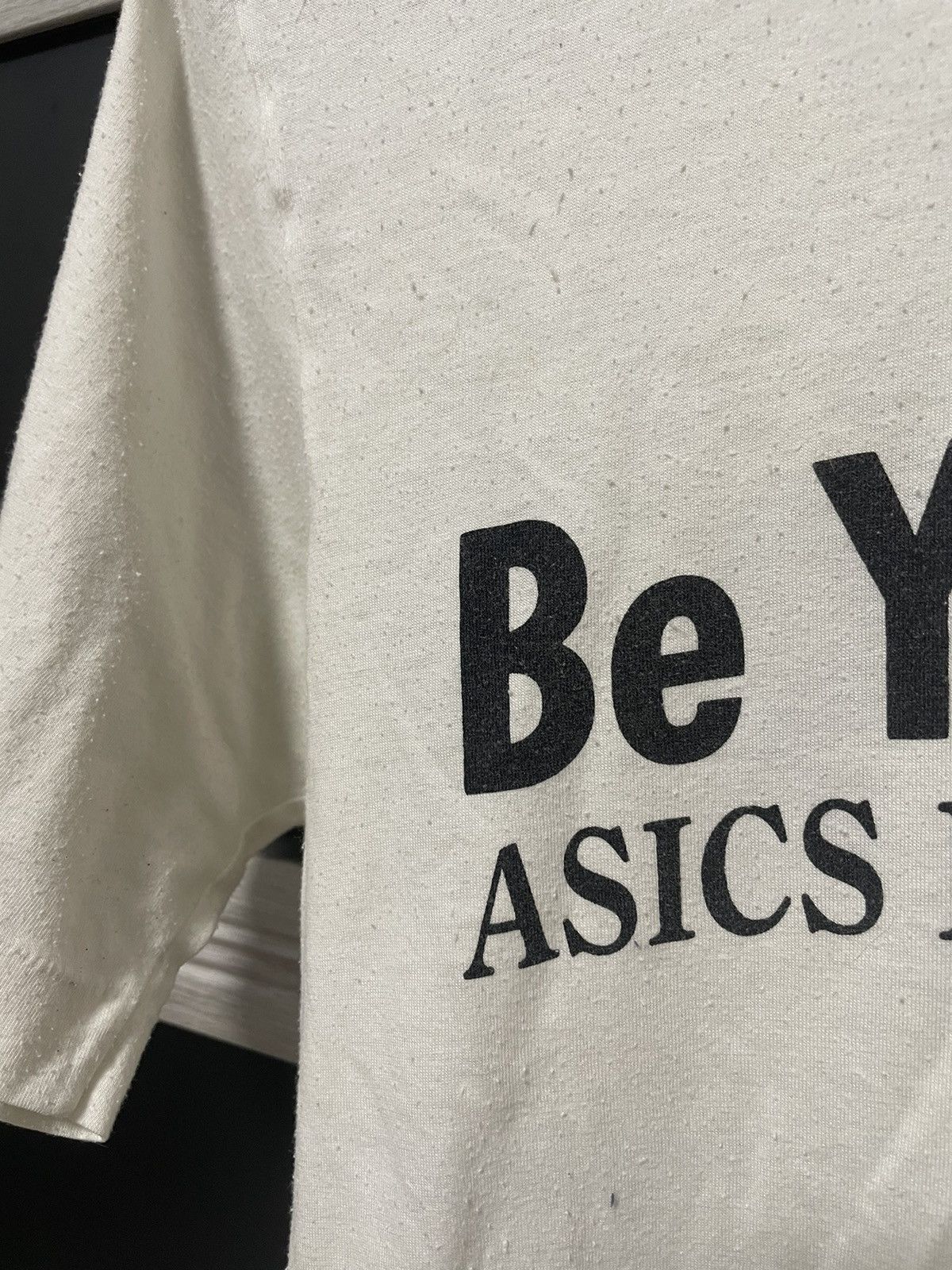 Asics × Japanese Brand × Vintage Archive Asics 80s BE YOUR BEST ASICS ROAD RUNNERS Tee Japan Size US M / EU 48-50 / 2 - 6 Thumbnail