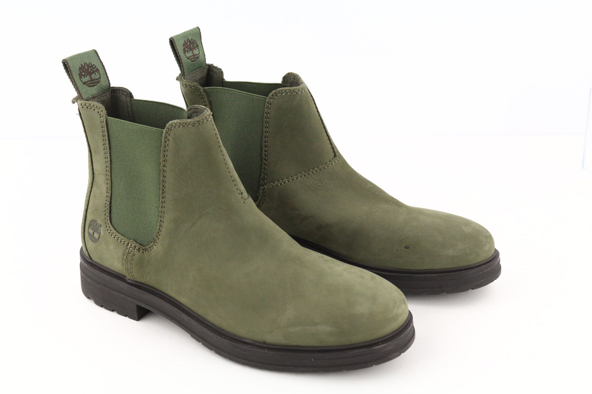 Timberland TB0A2KHKA58 UK5 Olive Leather Almond Chelsea 79866 Size US 7 / IT 37 - 1 Thumbnail