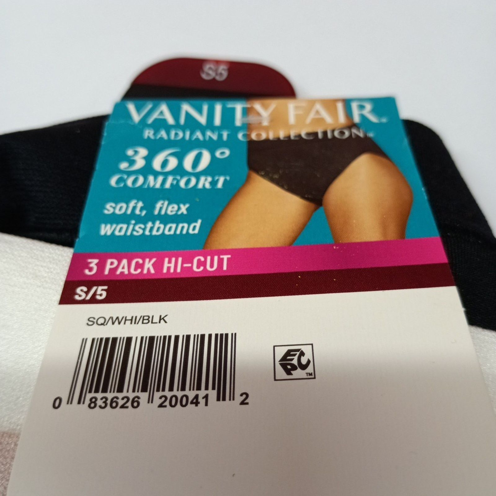 Other VANITY FAIR Women 3-Pair 360 Comfort Hi Cut Panties Size S/5 Size ONE SIZE - 2 Thumbnail