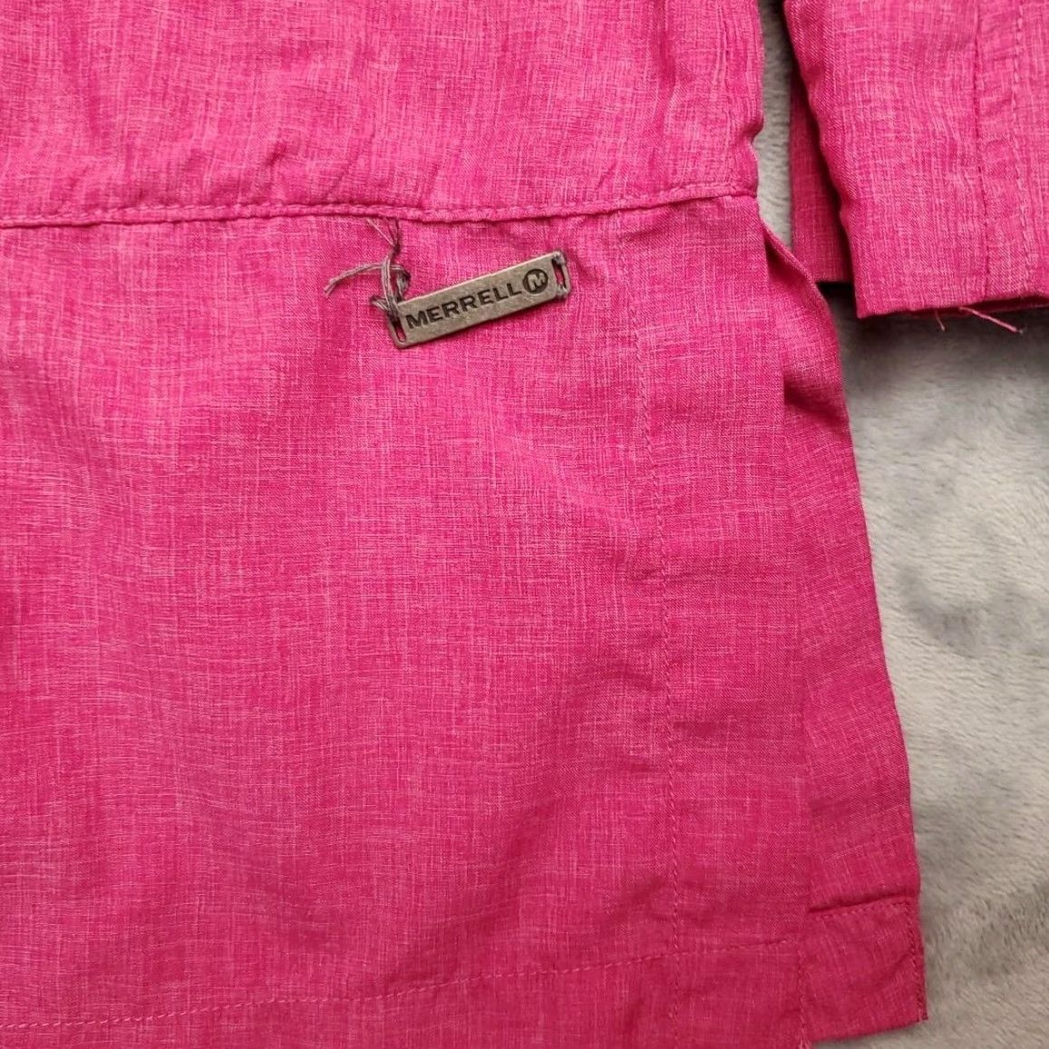 Merrell Merrell Hoodie Pullover Womens Medium Pink UPF 30+ Opti-Wick Lightweight Outdoor Size M / US 6-8 / IT 42-44 - 3 Thumbnail