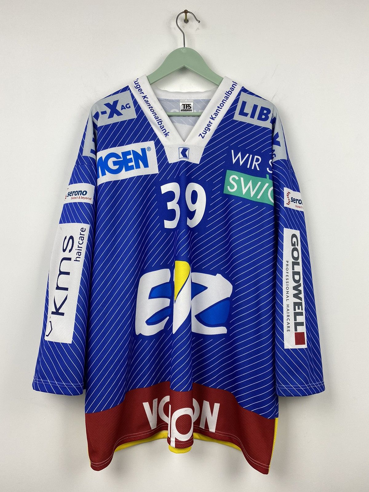 Other EVZ EV ZUG Kapanen Signature Switzerland Ice Hockey Jersey Size US M / EU 48-50 / 2 - 1 Thumbnail