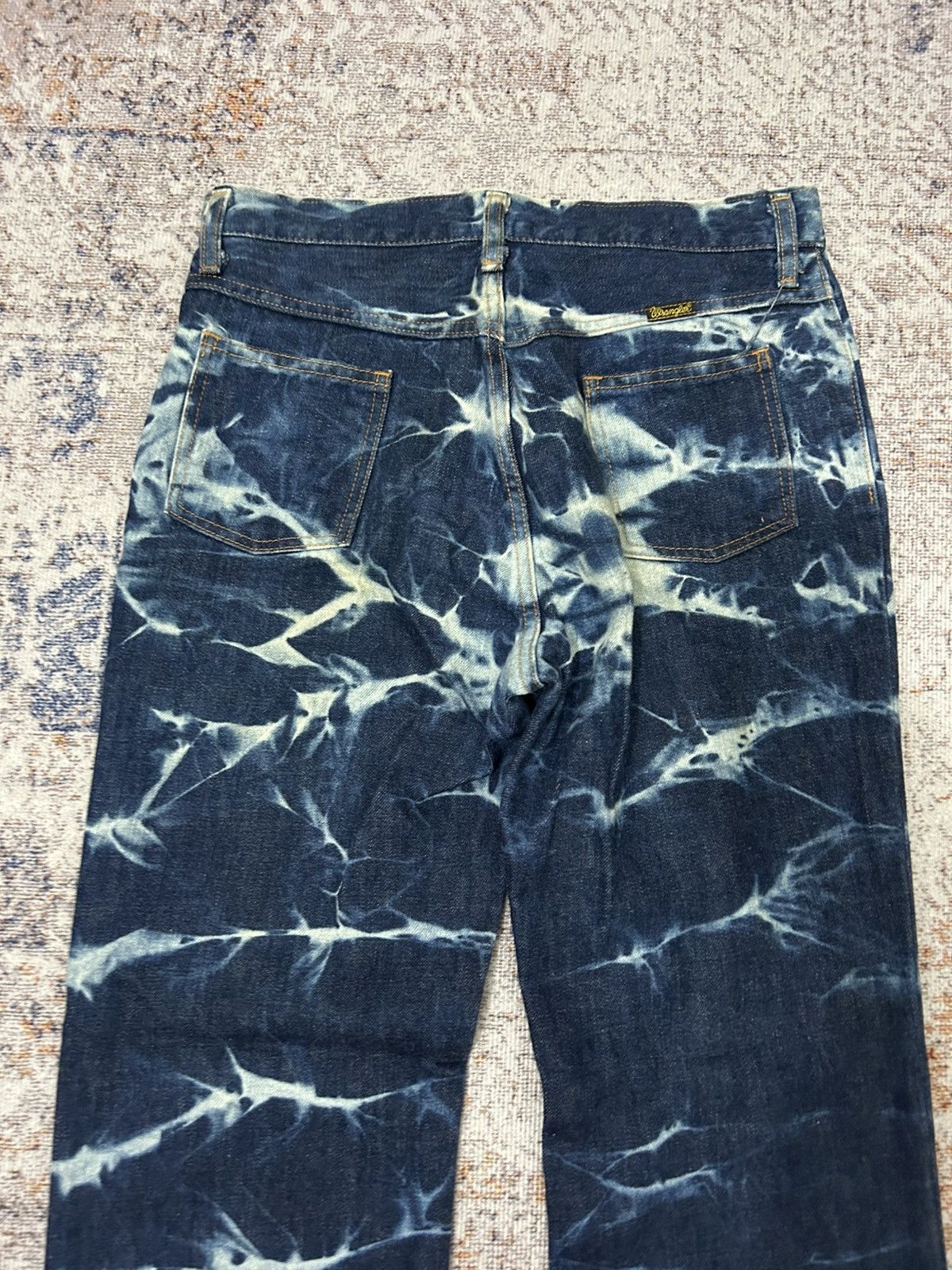 Wrangler Vintage Wrangler Acid Wash Flare Jeans Size US 30 / EU 46 - 7 Thumbnail