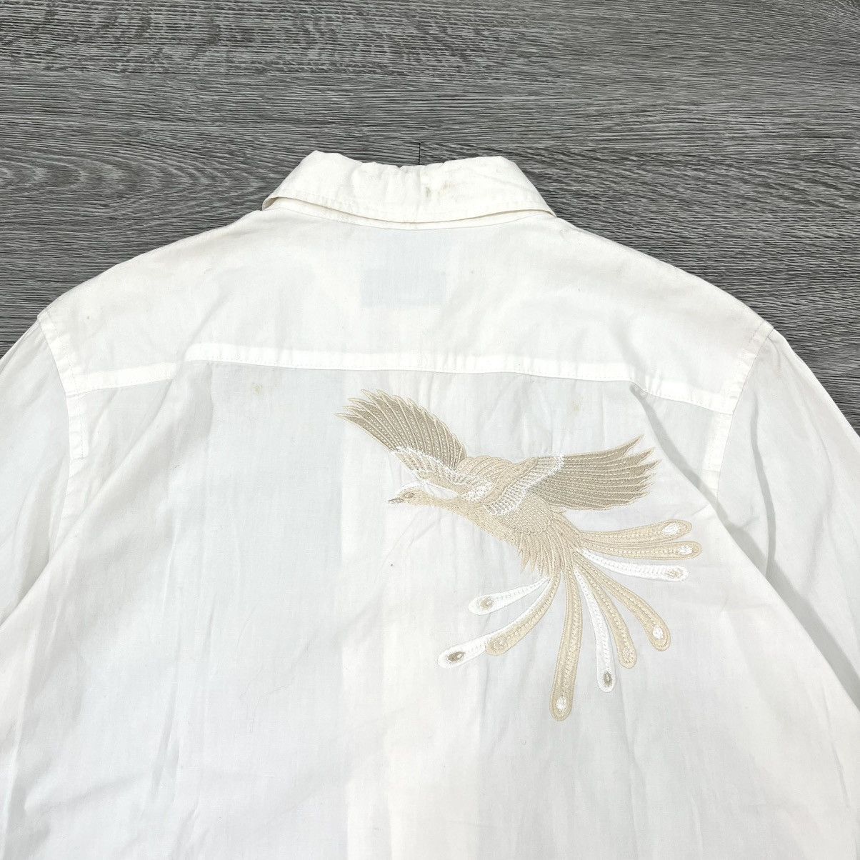 Hysteric Glamour 2000's Glamdy Embroidery True White Shirt Size US M / EU 48-50 / 2 - 5 Thumbnail