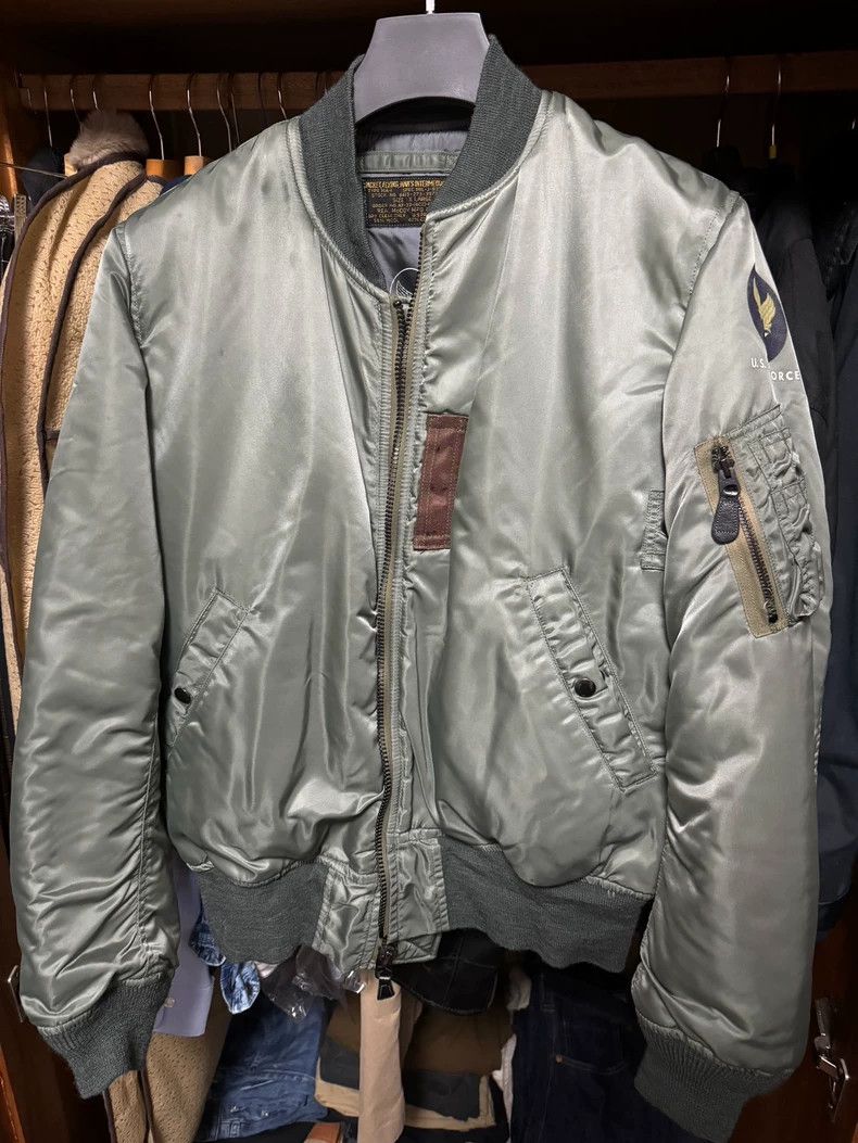 The Real McCoy's The Real Mccoy's RM classic staple pilot jacket MA-1 2504-N Size US XL / EU 56 / 4 - 1 Thumbnail