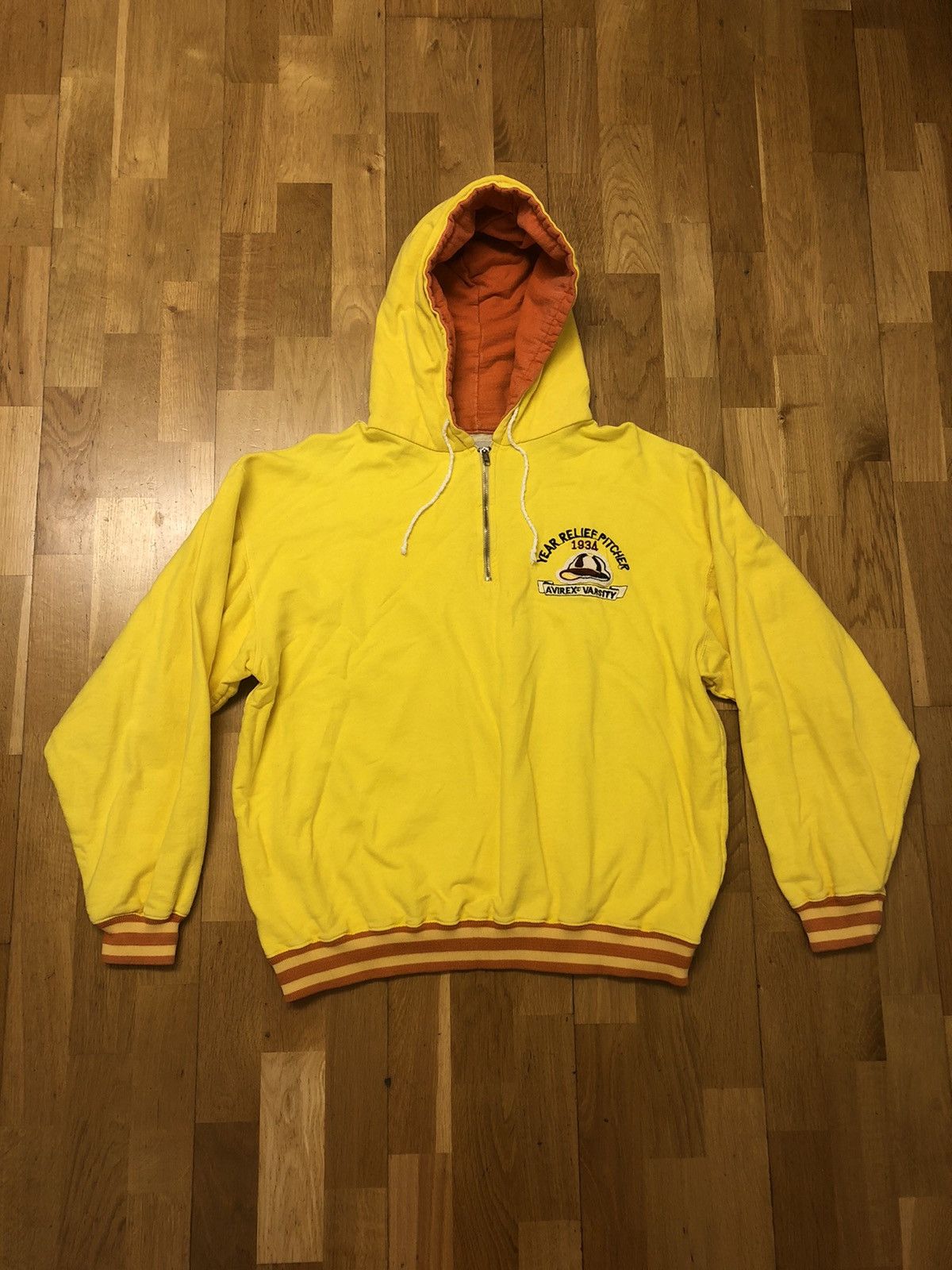 Avirex RARE AVIREX VARSITY VINTAGE USA SWEATSHIRT HOODIE Size US M / EU 48-50 / 2 - 1 Thumbnail