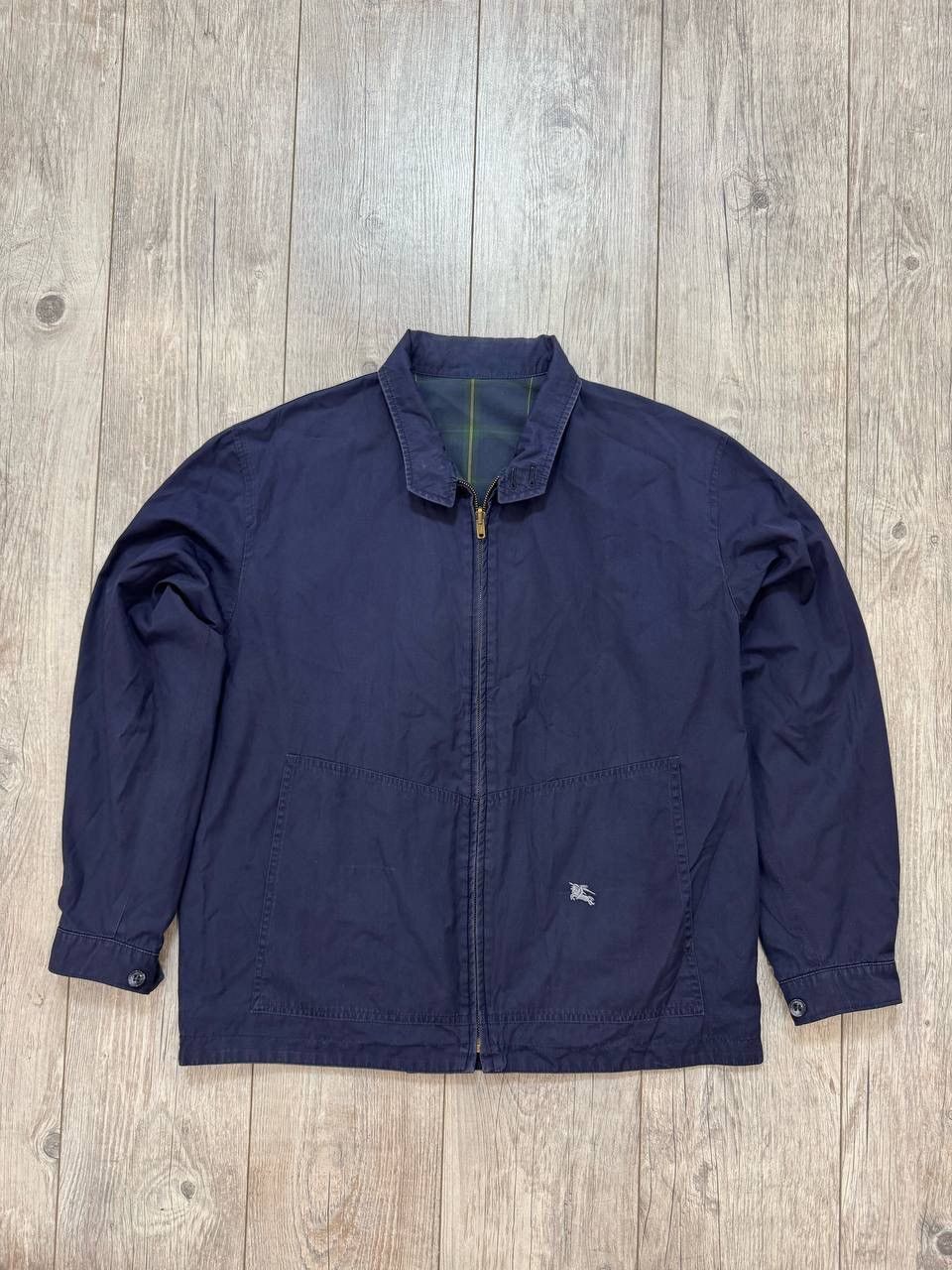 Burberry Vintage 90s Burberrys Reversible Check Jacket Size US L / EU 52-54 / 3 - 2 Thumbnail