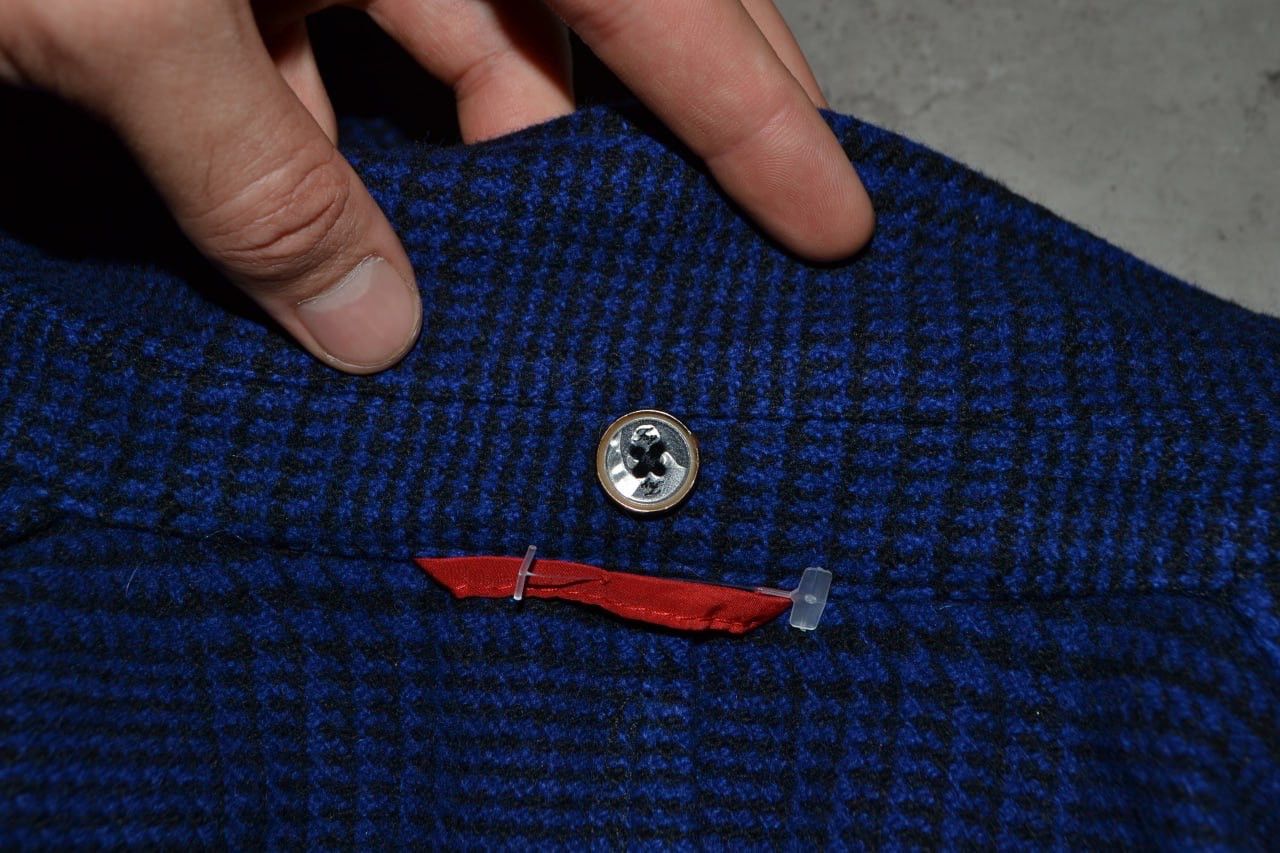 Fay Fay Milano Blazer Jacket 100% Lana wool blue 4OR (Eu 50) Size 40R - 11 Thumbnail