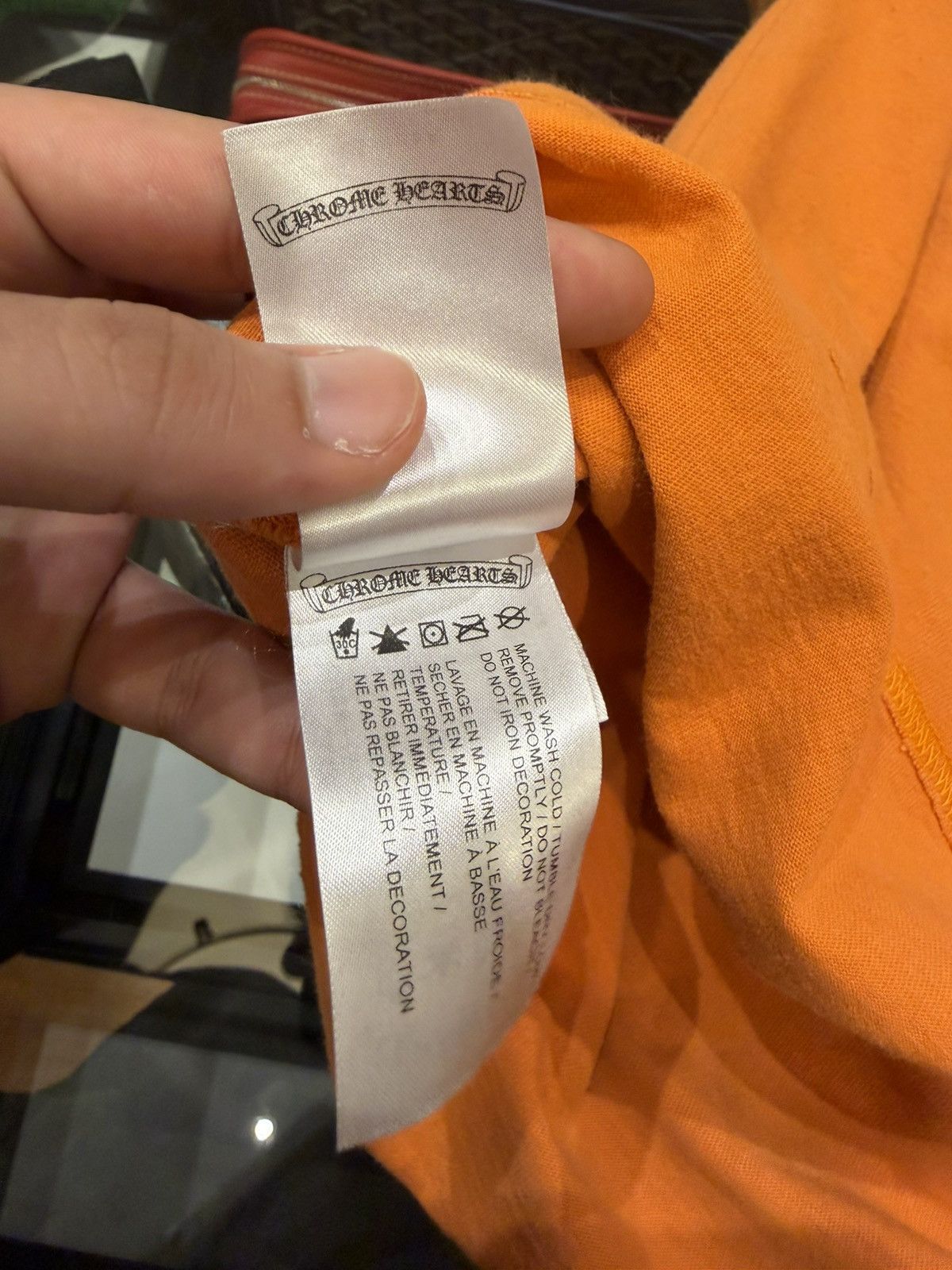 Chrome Hearts Chrome Hearts Vine Dagger LS Shirt - Orange Size US M / EU 48-50 / 2 - 4 Thumbnail