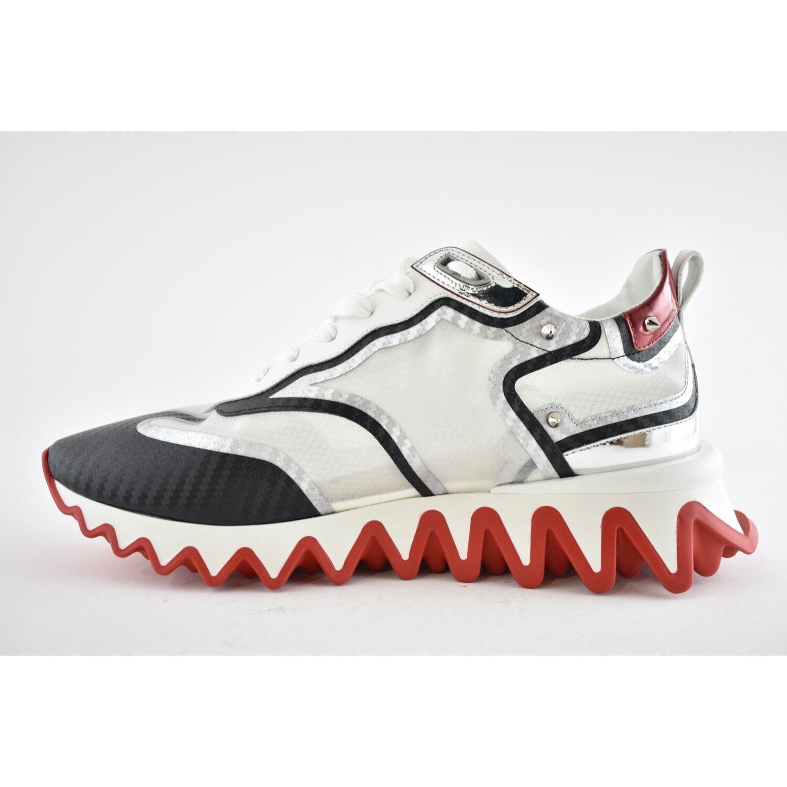 Christian Louboutin Christian Louboutin Mens Sharkina Uomo Flat Black Platform Size US 9 / EU 42 - 8 Thumbnail