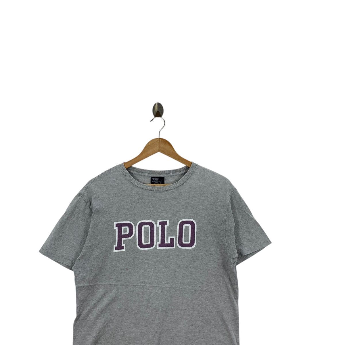 Polo Ralph Lauren Vintage 90s POLO RALPH LAUREN Stock Logo Tee Shirt Top Size US S / EU 44-46 / 1 - 2 Thumbnail