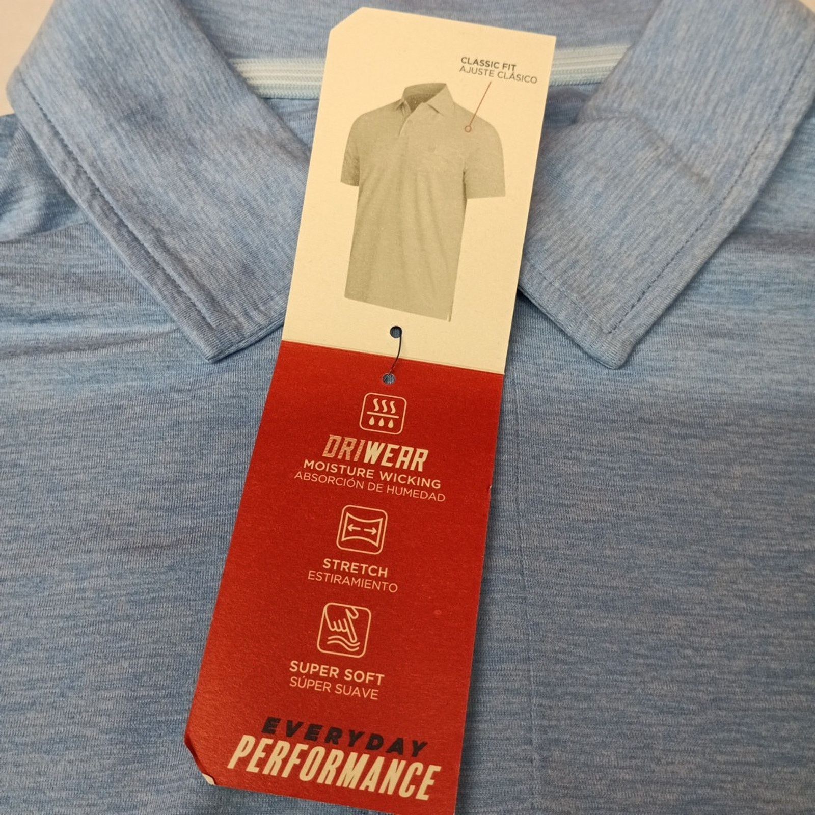 Chaps Chaps Everyday Performance Polo Shirt Men's Size 2XL Blue Size US XXL / EU 58 / 5 - 4 Thumbnail