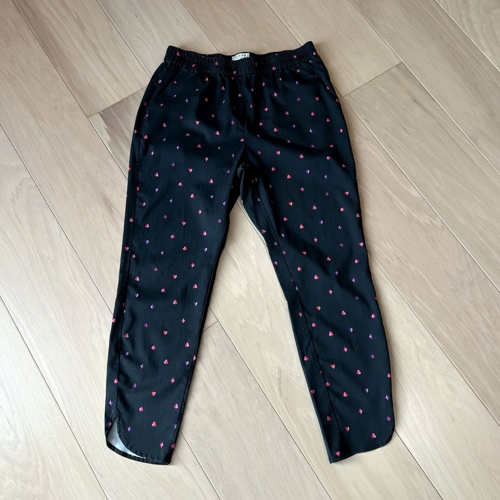 Marine Layer Marine Layer Re-Spun Allison Queen Of Hearts Pant Women’s Medium 26” Inseam Size 32" / US 10 / IT 46 - 2 Thumbnail