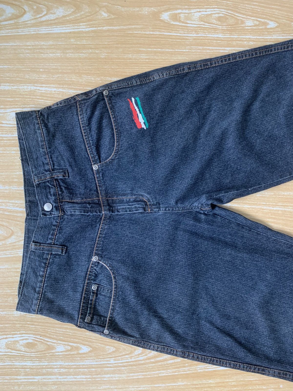 Massive Massive Massimo Blackhole HipHop Baggy Jeans Pants Size US 29 - 9 Thumbnail