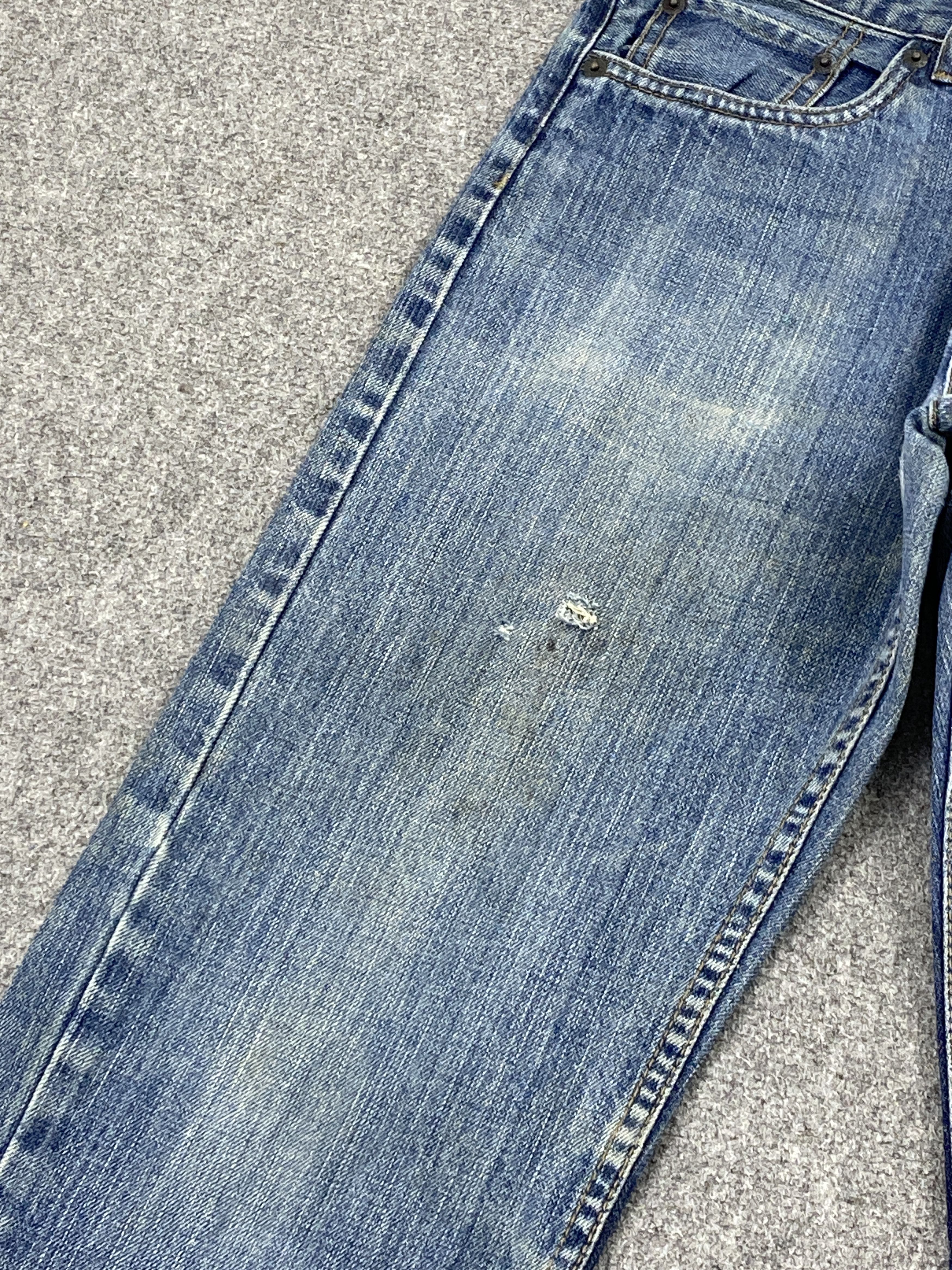Levi's Vintage Levis 505 Regular Fit Blue Denim DP2332 Size US 28 / EU 44 - 10 Thumbnail