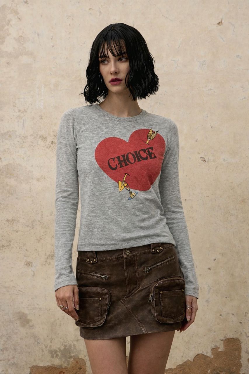 Vivienne Westwood Vintage Vivienne Westwood 'Choice' Hearts Orb Long Sleeves Size S / US 4 / IT 40 - 2 Thumbnail