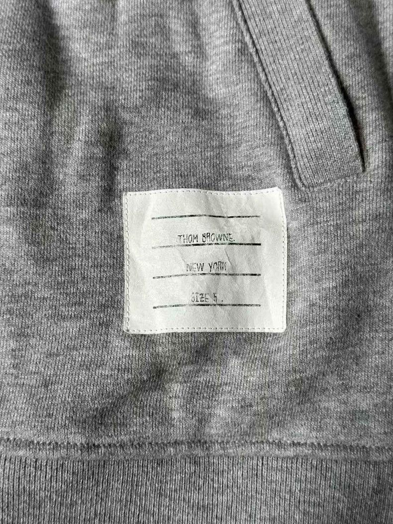 Thom Browne Thom Browne Gray knit jacket Size US XXL / EU 58 / 5 - 5 Thumbnail