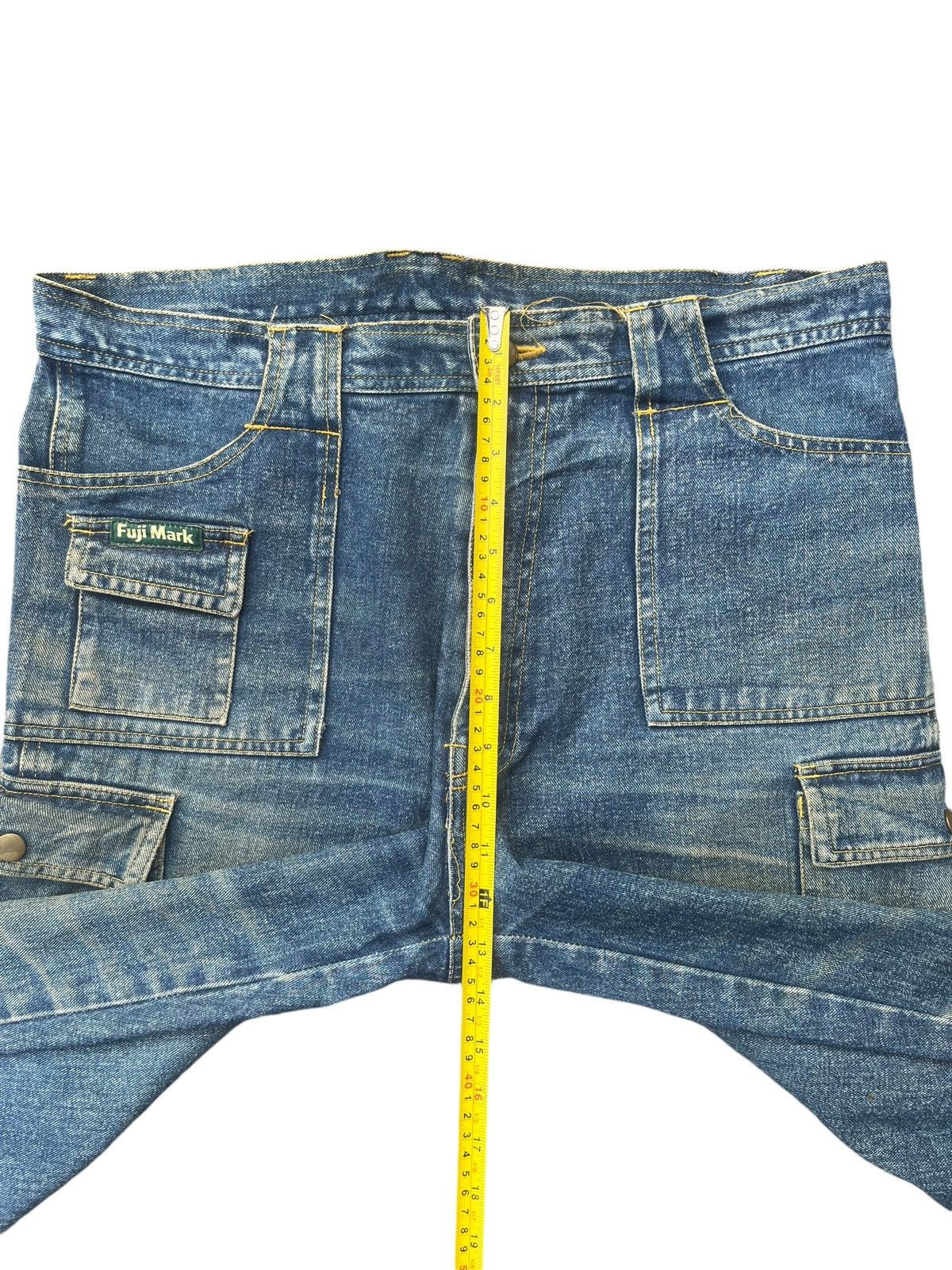 Japanese Brand Vintage Japanese Brand Mud Wash Tactical Cargo Frayed Jeans Size US 34 / EU 50 - 15 Thumbnail