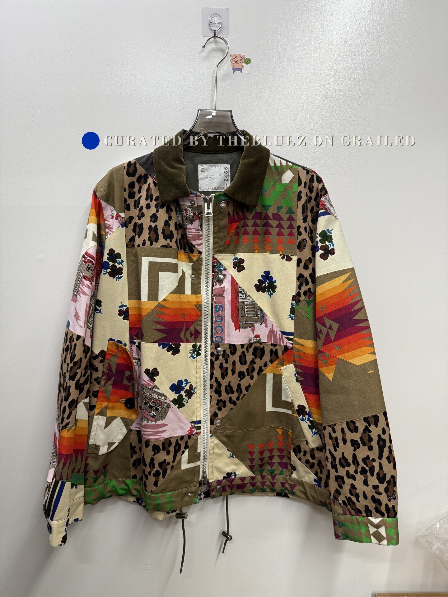 Sacai Sacai Bandana Print Blouson Jacket | Grailed