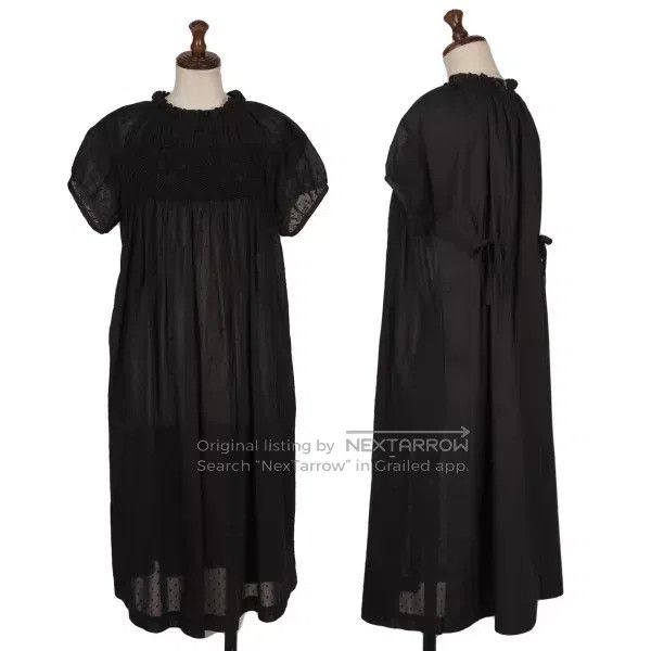 Comme des Garcons Comme des Garcons Black vintage lace puff-sleeve dress Size S / US 4 / IT 40 - 1 Thumbnail