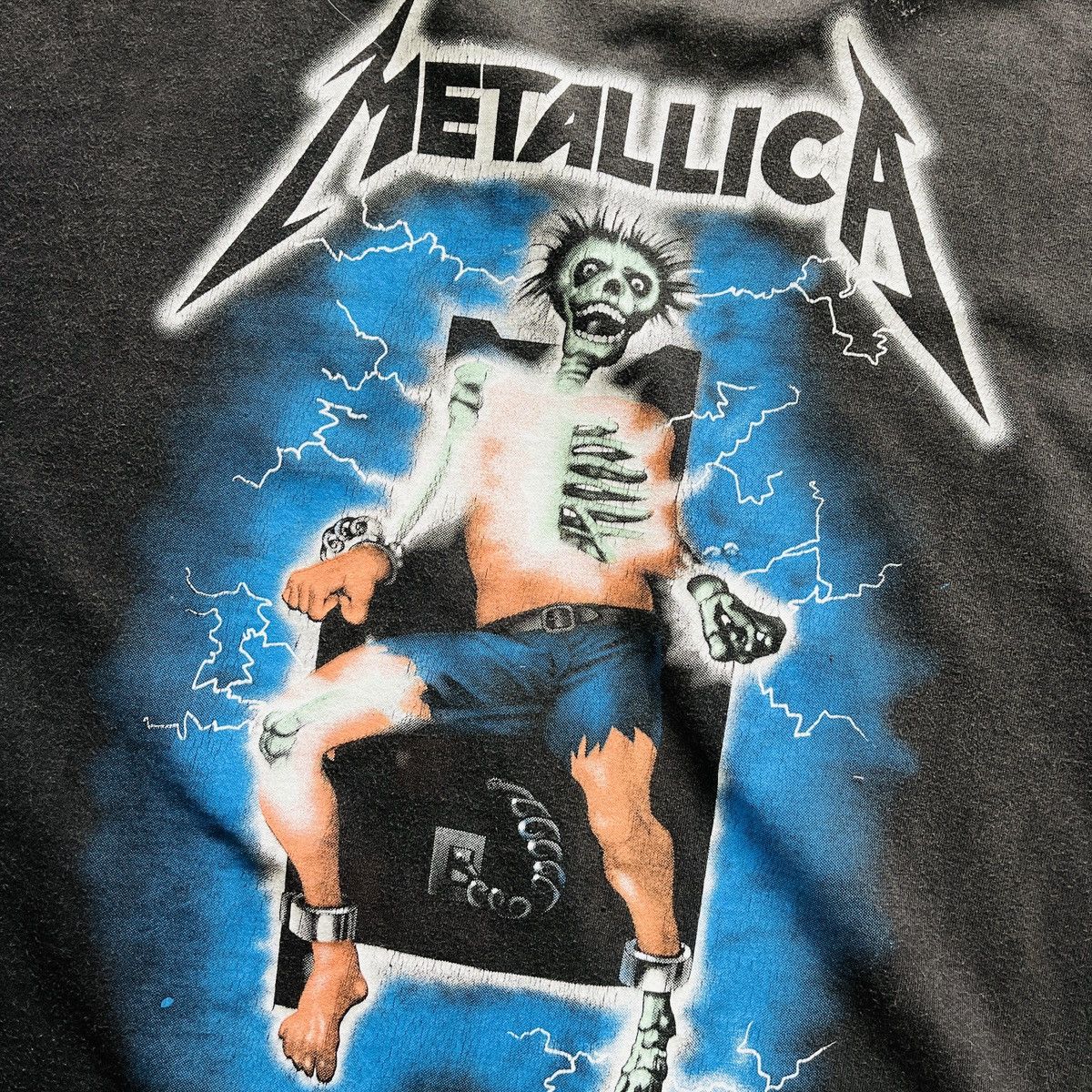 Metallica Vintage Metallica Ride The Lightning TShirt Size US L / EU 52-54 / 3 - 11 Thumbnail