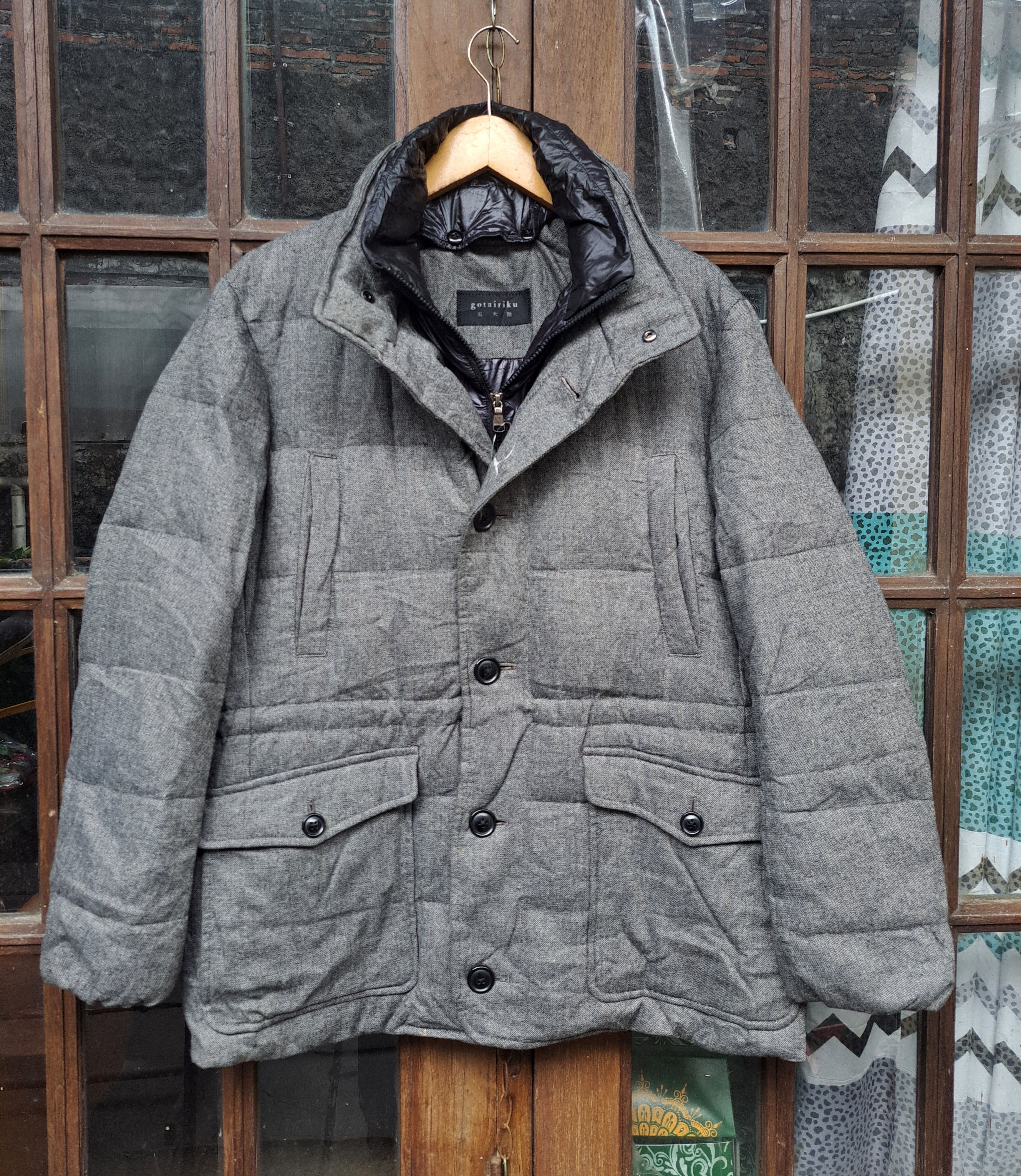 Japanese Brand Silk Mixed Hair Down Jacket Manteco italy Mens Small USA Size US S / EU 44-46 / 1 - 1 Thumbnail