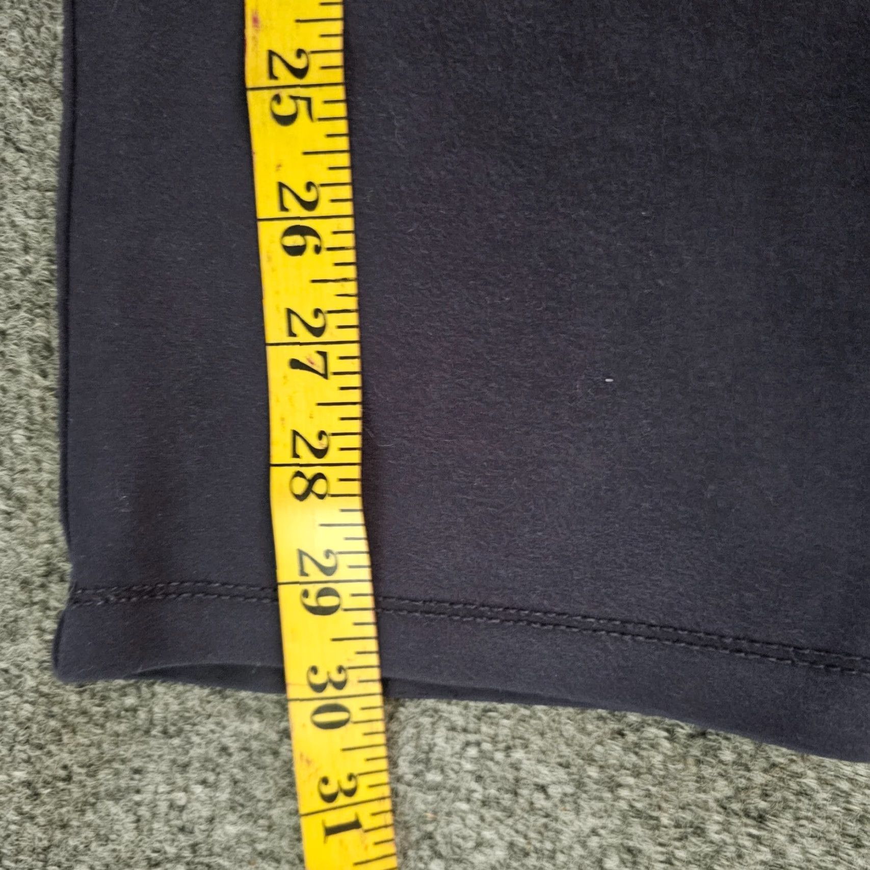 Vintage Betabrand Pants Womens Medium Petite Navy Blue Mid Rise Elastic Waist Pull On Pants Size 30" / US 8 / IT 44 - 6 Thumbnail