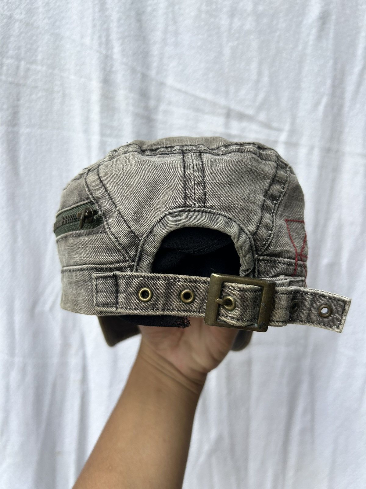 If Six Was Nine × KMRii × Le Grande Bleu (L.G.B.) 💸BINDINGOFFER💸Commando Hats Denim Zipper Style Size ONE SIZE - 4 Thumbnail