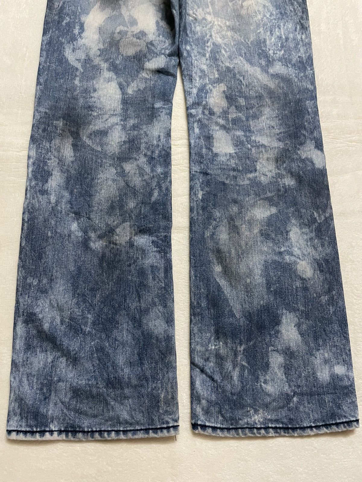Japanese Brand Vintage Buckaroo Rusty Acidwash Distress Ripped Jeans Size US 37 - 11 Thumbnail