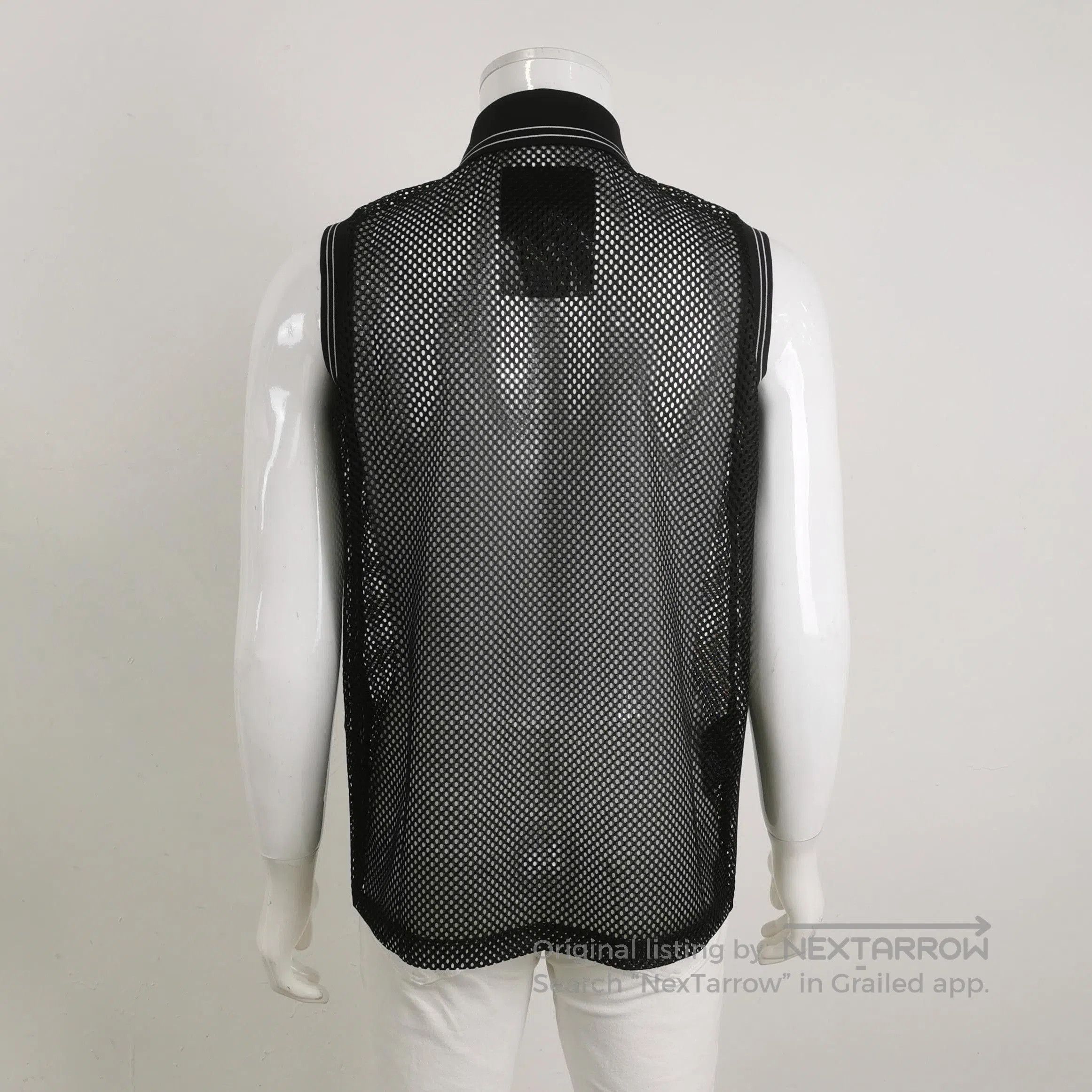 Prada Prada Logo Mesh Polo Vest for Women . Size M / US 6-8 / IT 42-44 - 2 Thumbnail