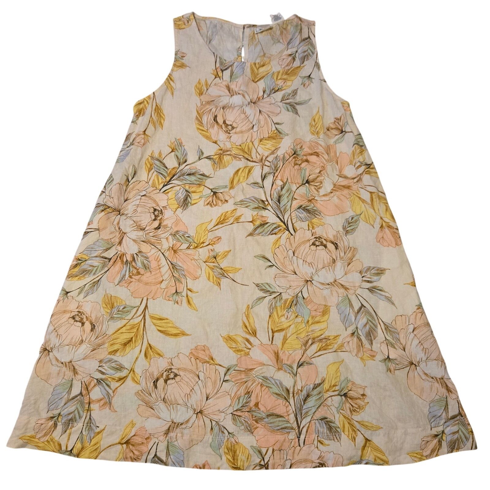 Nicole Miller Nicole Miller New York Linen Shift Dress Women's Sleeveless Size S / US 4 / IT 40 - 1 Thumbnail