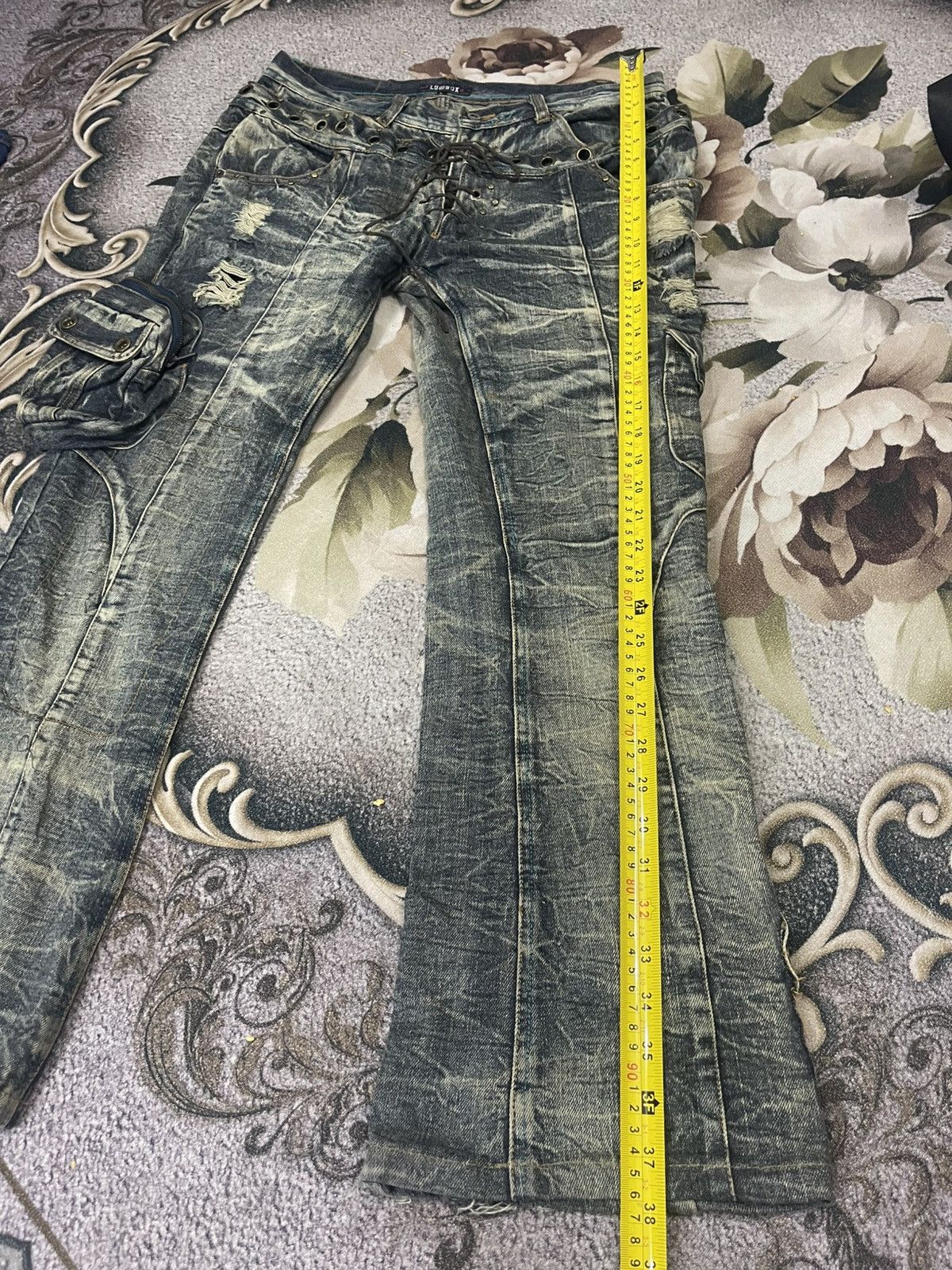 LOWBOX Lowbox Cargo Jeans Streetwear Size US 32 / EU 48 - 9 Thumbnail