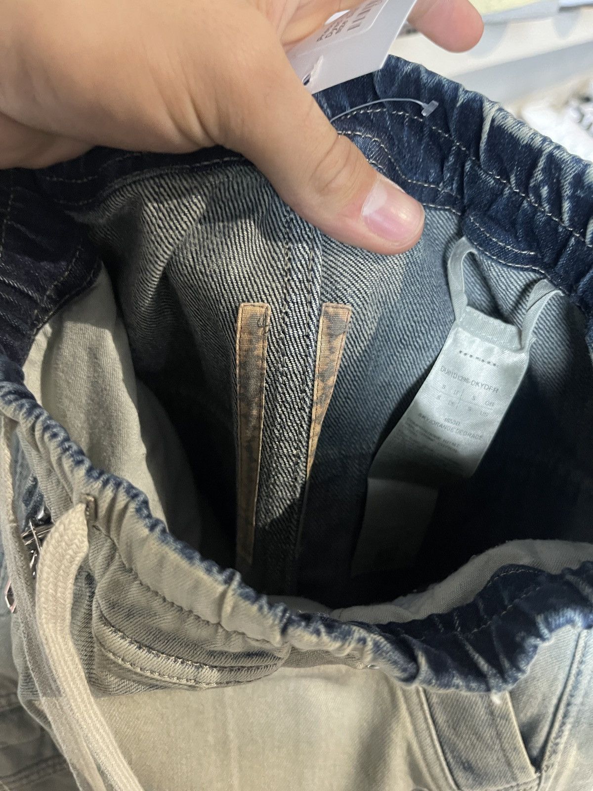 Rick Owens Rick Owens Denim Orange Destroyed Bela Cargo’s Size Small Size US 32 / EU 48 - 6 Thumbnail