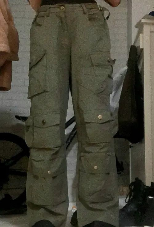 Japanese Brand Cargo Pants Multi-pockets Size US 30 / EU 46 - 3 Thumbnail