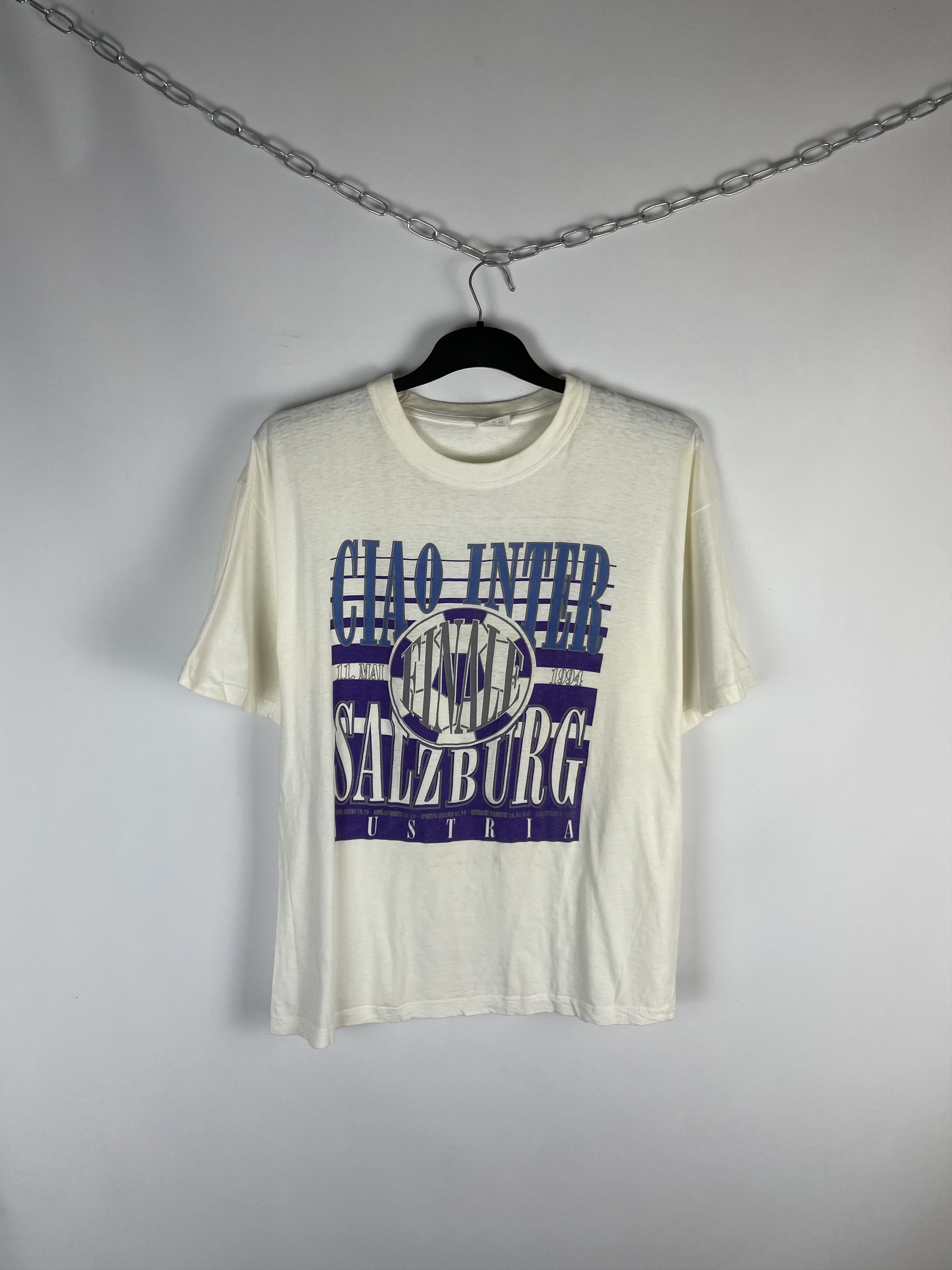 Vintage Austria Salzburg 1994 football soccer shirt Size US XL / EU 56 / 4 - 1 Thumbnail