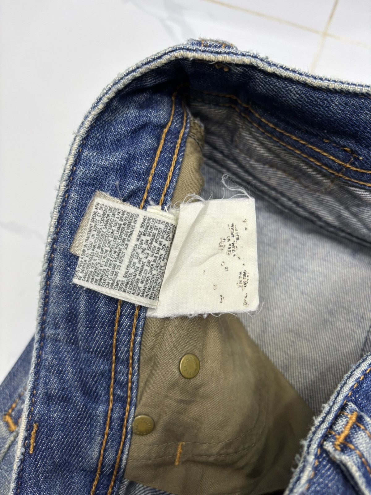 Diesel 🔥RARE DIESEL DENIM CUSTOM MADE AGEHA PAINT DISTRESS DENIM Size US 30 / EU 46 - 12 Thumbnail