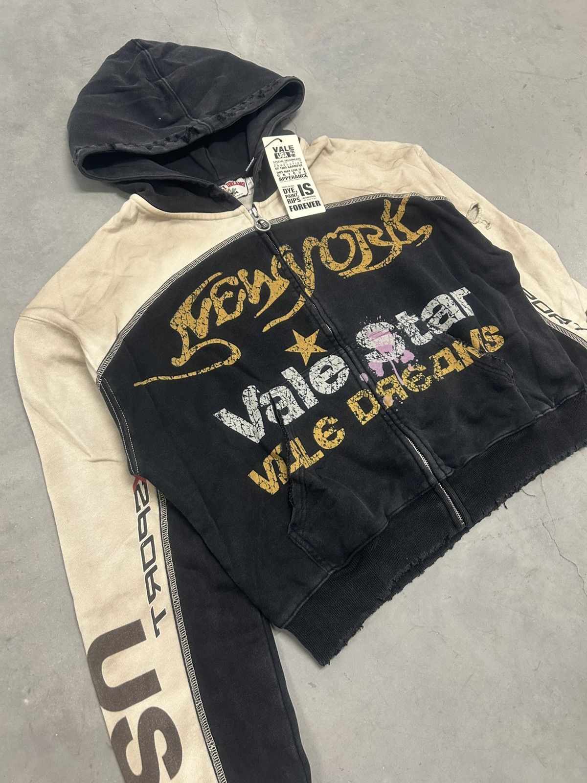 Vale Vale Forever Valley Dreams Black Desert Star Zip Up Hoodie Size US S / EU 44-46 / 1 - 2 Thumbnail