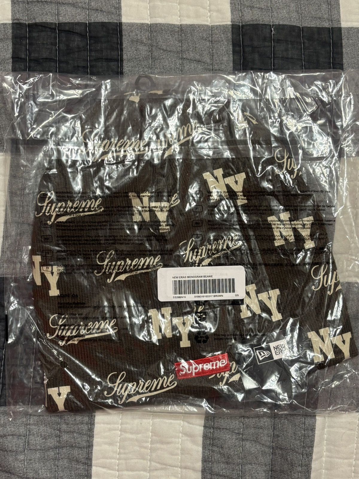 Supreme Supreme Monogram Beanie Size ONE SIZE - 2 Thumbnail