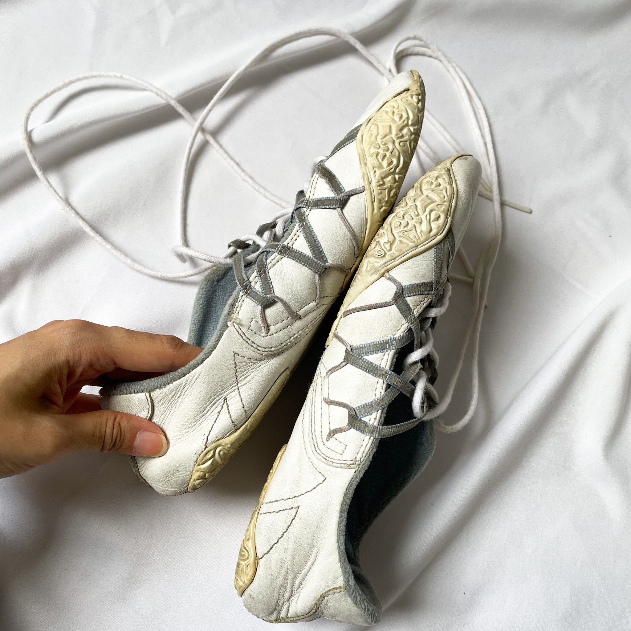 Puma × Vintage Puma Archive Ballet Laced Up Flats Size US 7 / IT 37 - 9 Thumbnail