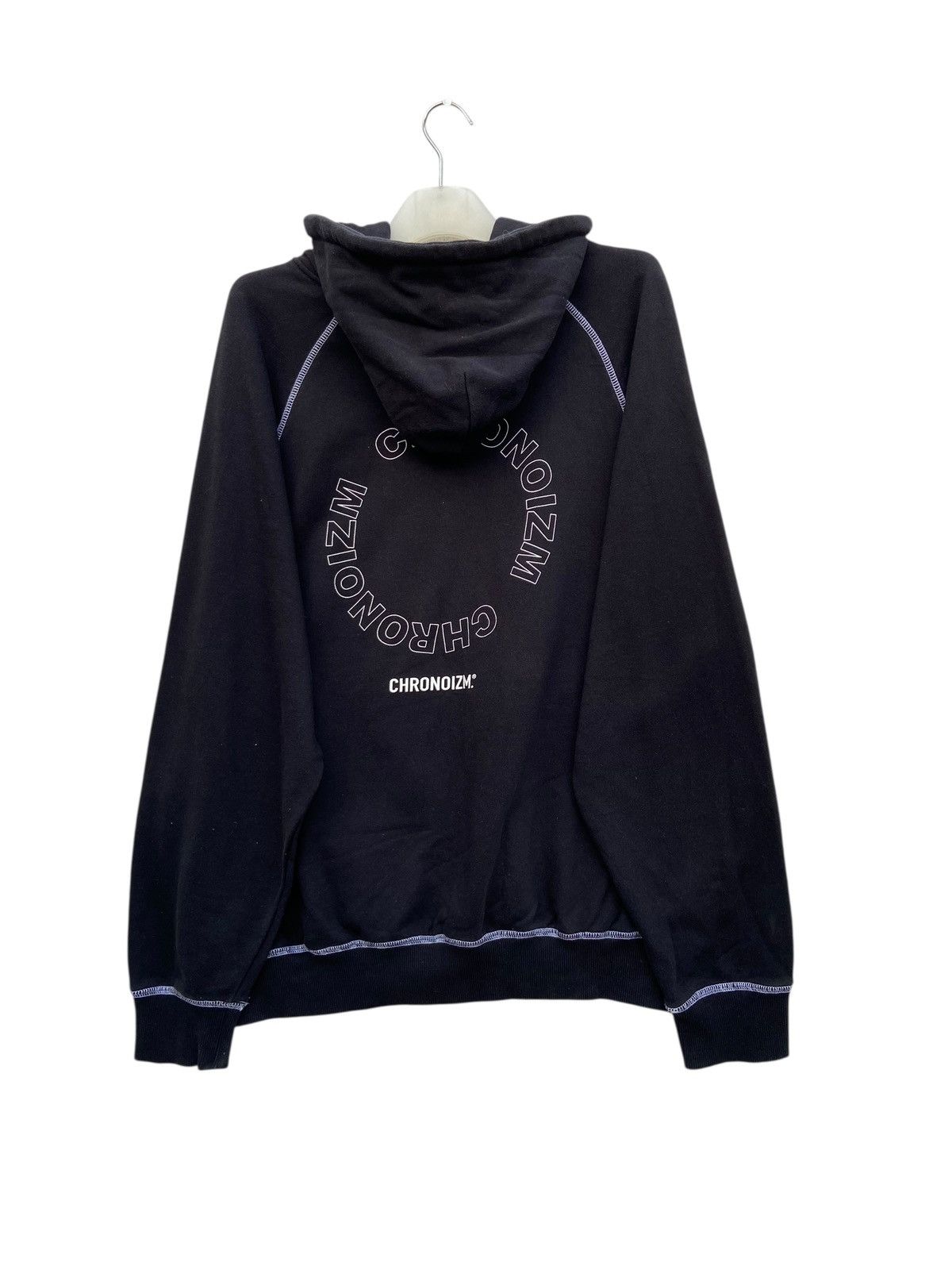 Japanese Brand CI X IRN Cronoizm Spellout Hoodie Size US XL / EU 56 / 4 - 2 Thumbnail