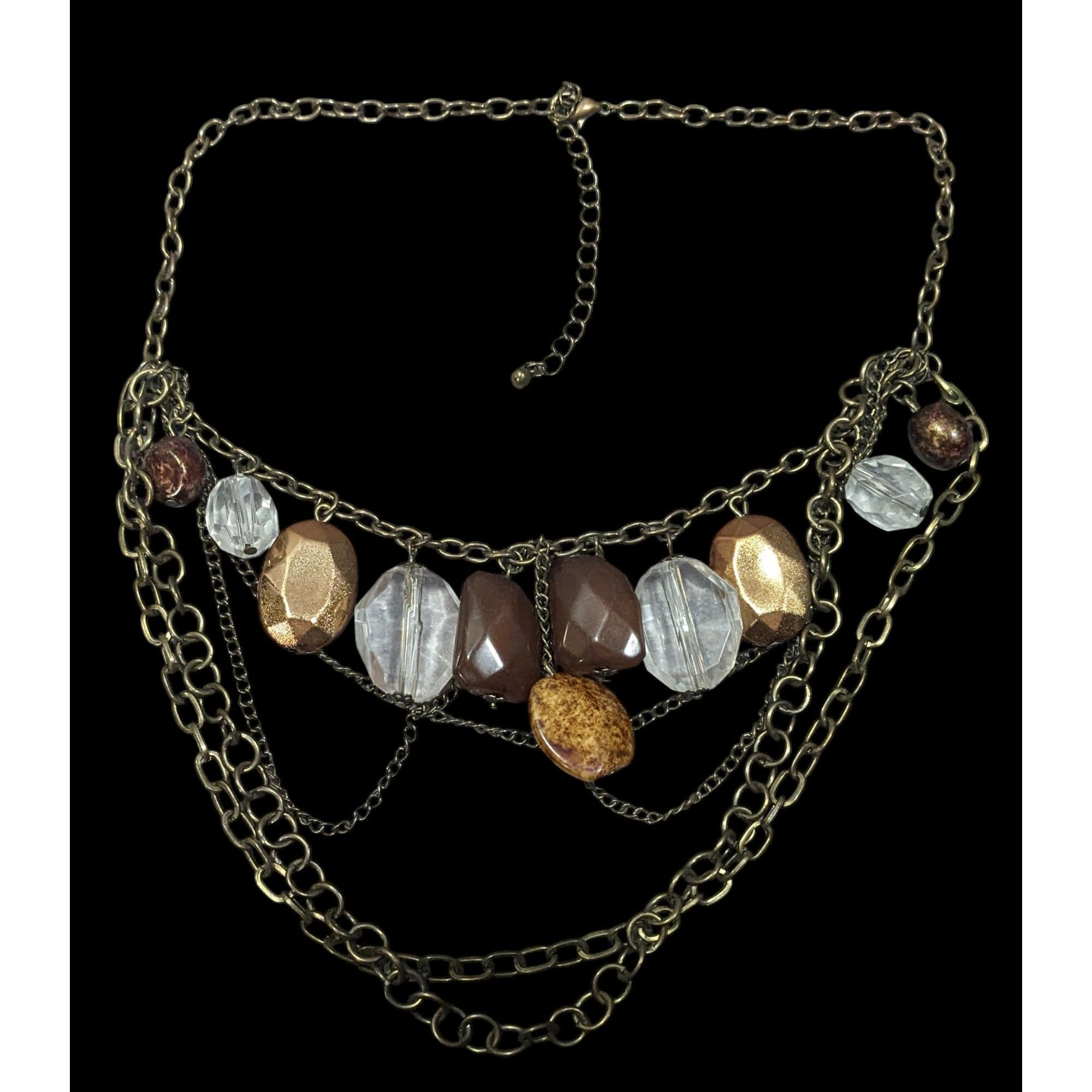 Other Rustic Glam Multilayer Chain Gemmed Necklace Size ONE SIZE - 1 Thumbnail