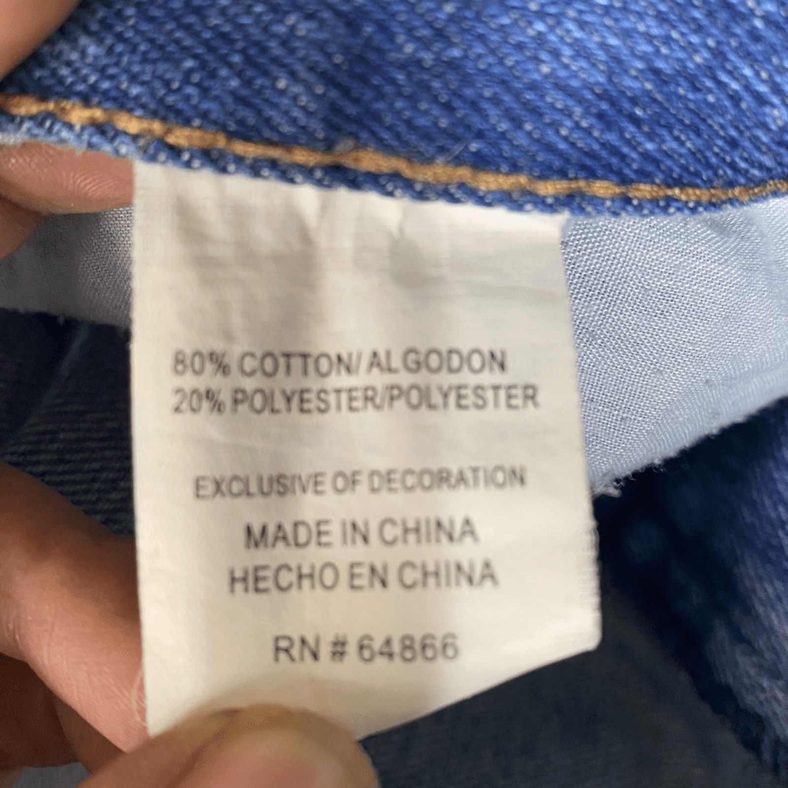 Other Modern Culture Men Jeans Size 34/34 Straight Leg Blue Denim Size US 34 / EU 50 - 9 Thumbnail