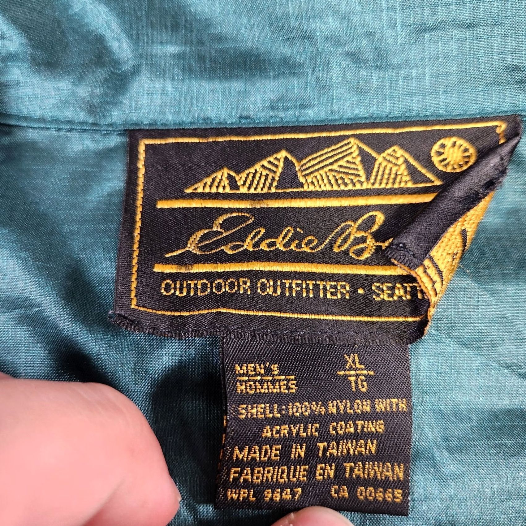 Eddie Bauer Eddie Bauer Jacket Men XL Green Nylon Ripstop 90s Granola Gorp Size US XL / EU 56 / 4 - 3 Thumbnail