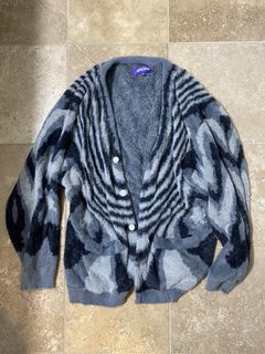 Fucking Awesome Acid Hairy Cardigan | Grailed