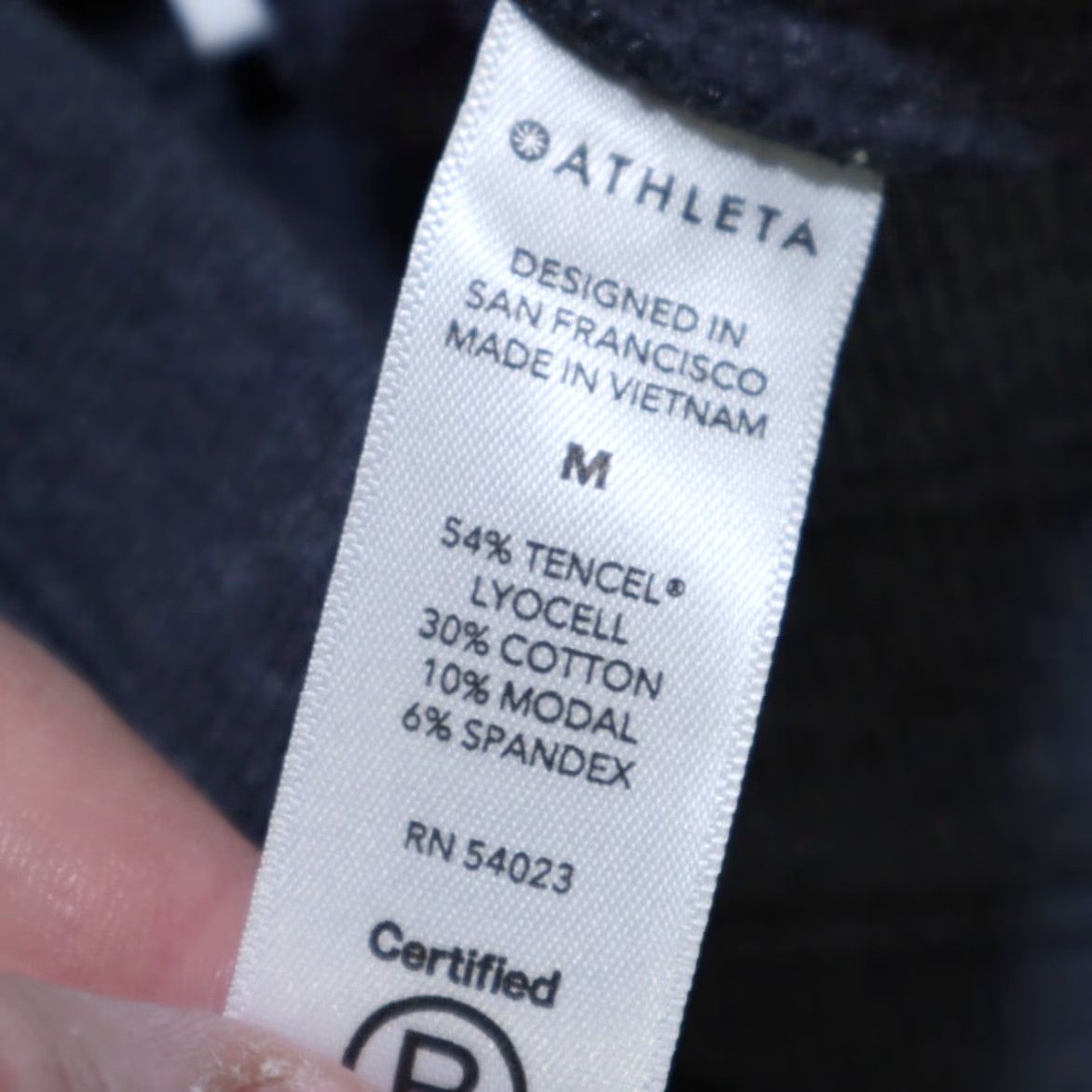 Athleta Athleta Balance Wide Leg Tencel Fleece Athletic Pants Gray Women's M Size 32" / US 10 / IT 46 - 6 Thumbnail